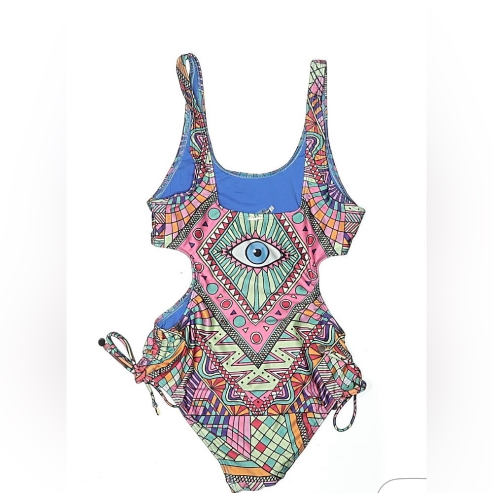 Wildfox Geometric One-Piece Swimsuit - never worn - Picture 2 of 2